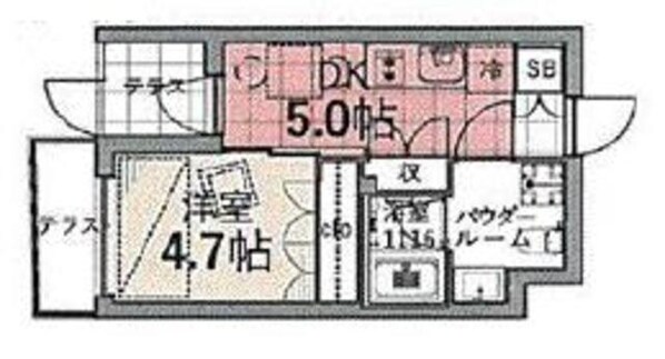 ＴＡＳ上北沢レジデンスの物件間取画像